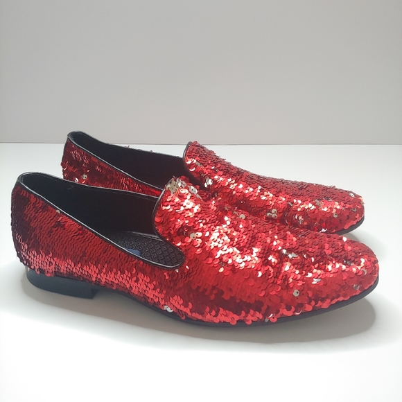 giorgio brutini red loafers
